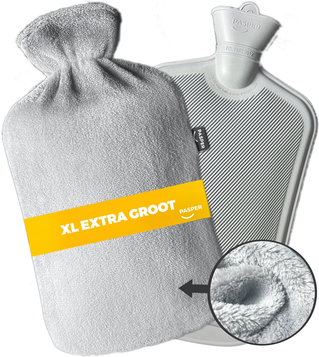 Pasper Kruik XL 3.5 liter met hoes