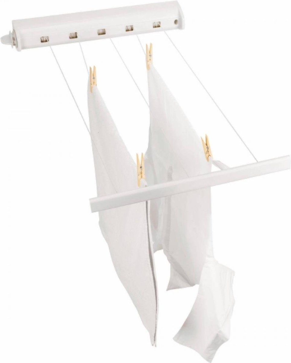 Brabantia Roldrooglijn - Uittrekbaar tot 4,4 m - 22 m - Wit Brabantia Roldrooglijn - Uittrekbaar tot 4,4 m - 22 m - Wit