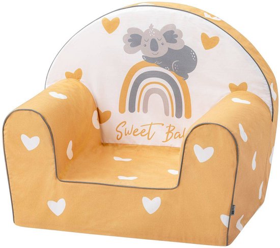 Bubaba by FreeON Kinderfauteuil - Peuterstoeltje - Kinderzetel - Yellow Hearts
