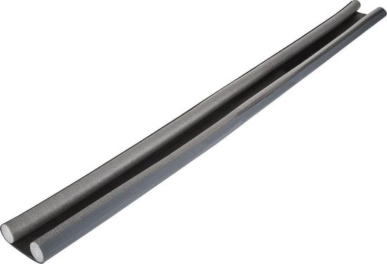JOOLFA Tochtstrip - Grijs - Tochtstrips voor deuren - Tochtstopper - Tochtrol - Tochtband - Zelfklevend - 95 cm JOOLFA Tochtstrip - Grijs - Tochtstrips voor deuren - Tochtstopper - Tochtrol - Tochtband - Zelfklevend - 95 cm