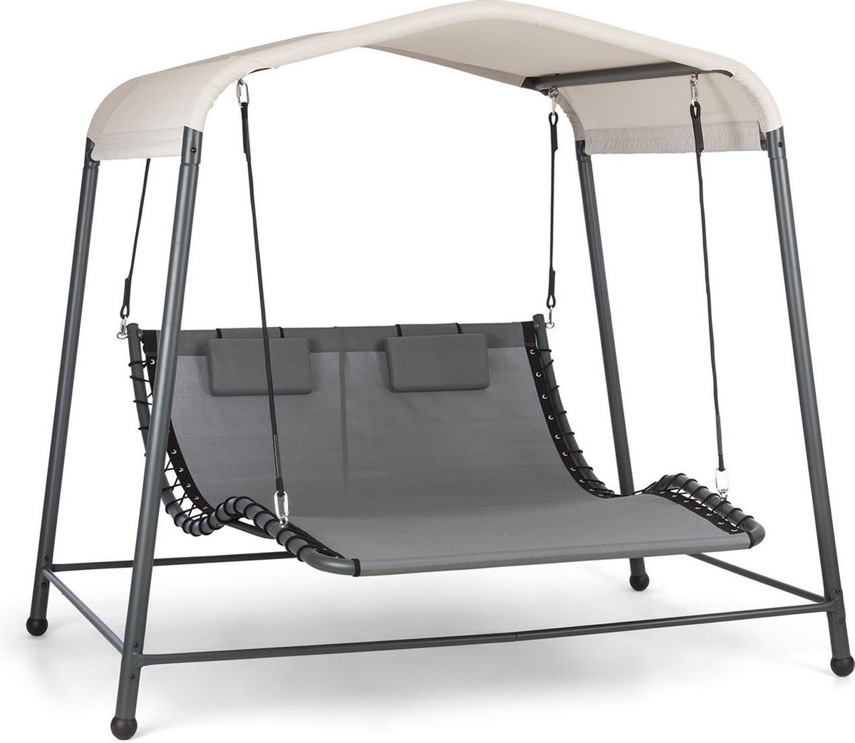 Blumfeldt Palermo schommelbank - Hollywoodschommel 130 x 207 cm - Ligbed met dak Blumfeldt Palermo schommelbank - Hollywoodschommel 130 x 207 cm - Ligbed met dak