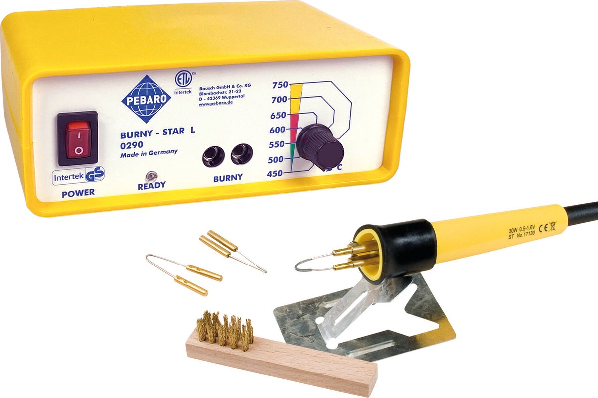Pebaro Houtbrander 0290 met regelbare temperatuur
