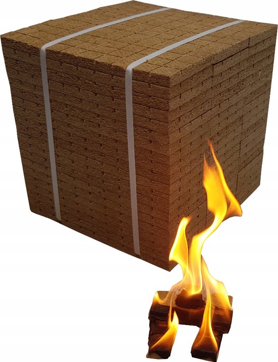Milieuvriendelijk aanmaakhout - 2400 stuks aanmaakblokjes Milieuvriendelijk aanmaakhout - 2400 stuks aanmaakblokjes