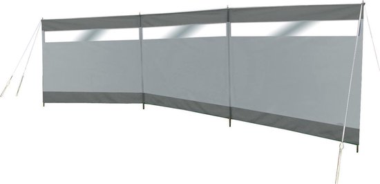 Bo-Camp - Windscherm (tent) - Dennis - Met raam - 3-Vaks - 5x1.4m - Grijs Bo-Camp - Windscherm (tent) - Dennis - Met raam - 3-Vaks - 5x1.4m - Grijs