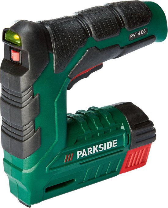 Parkside Tacker - Nietpistool - Spijkerpistool - Elektrisch spijkerpistool - Handtacker - Nagelpistool - Oplaadbare accu - 2000 nietjes - 500 spijkers - nietpistool met nietjes review