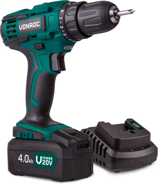 VONROC Accuboormachine VPower 20V