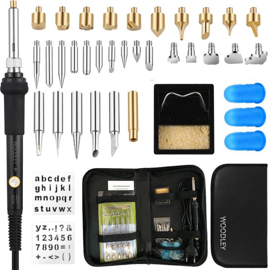 Woodley Houtbrander Set - 43 Delig - Pyrografie review