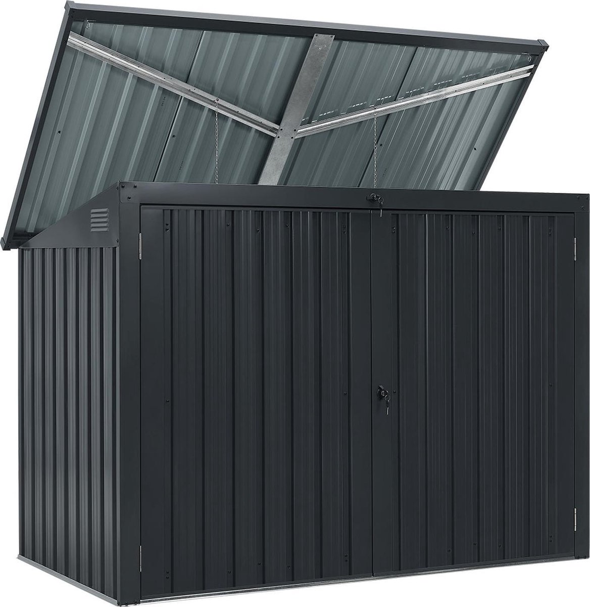 Opbergschuur / containerberging - 3 containers - Metaal
