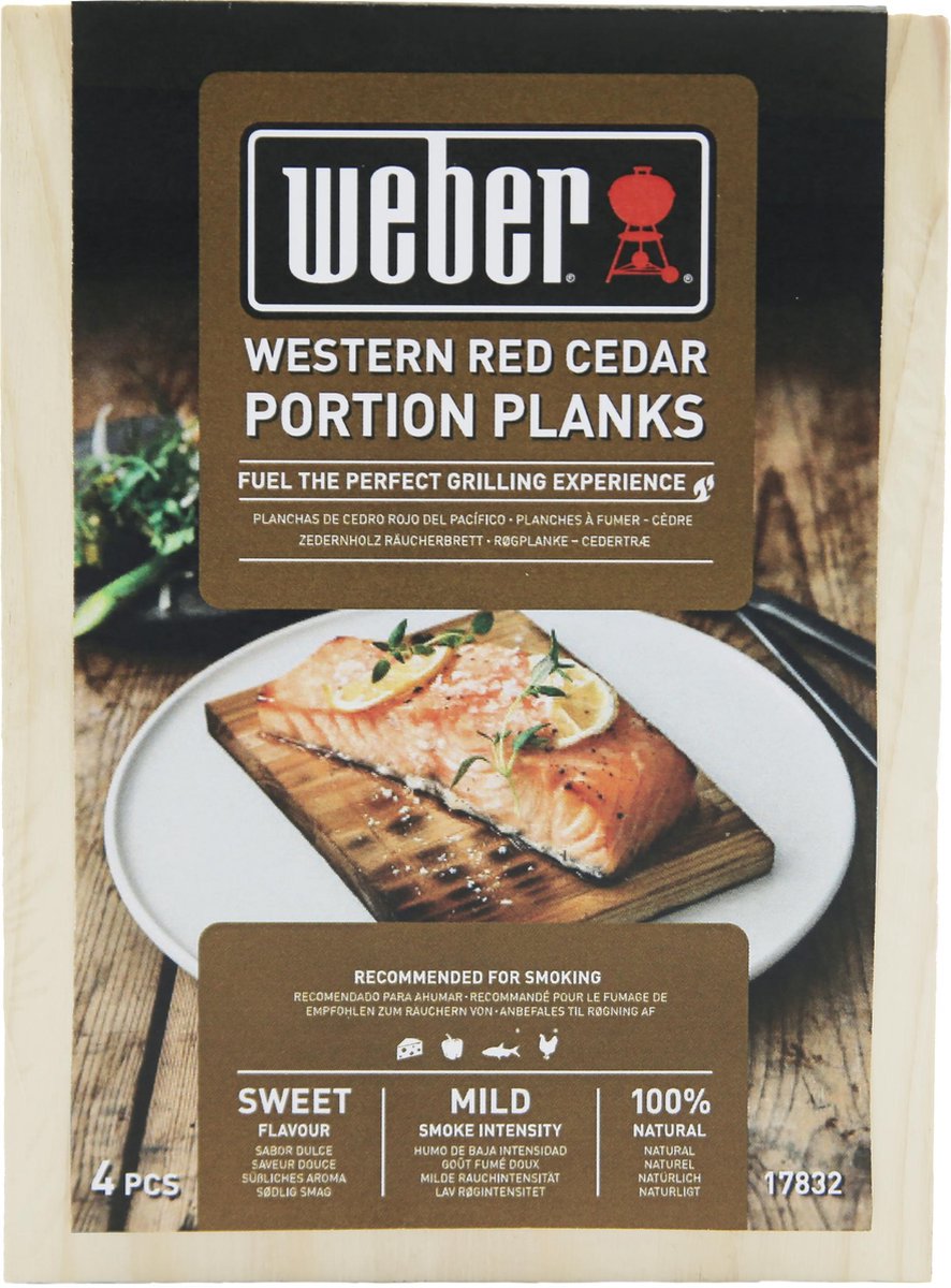 Weber® Western Red Cedar Wood Portion Planks Weber® Western Red Cedar Wood Portion Planks