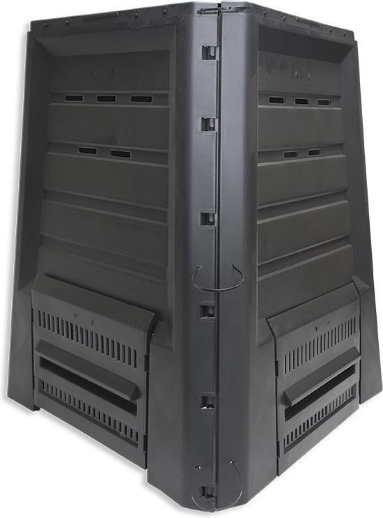 Zwarte bio composter 340L | Kompostvat