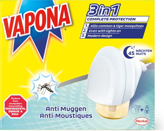 VAPONA Anti Mug Muggenstekker VAPONA Anti Mug Muggenstekker