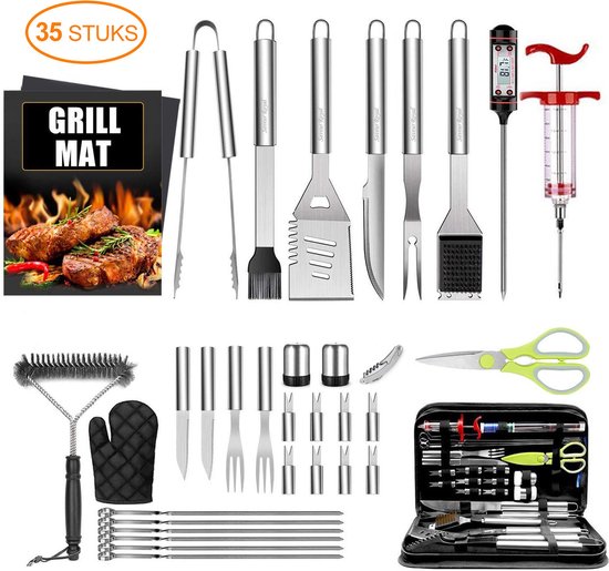 Saveur Royal 35-delige BBQ Accessoires Set Saveur Royal 35-delige BBQ Accessoires Set
