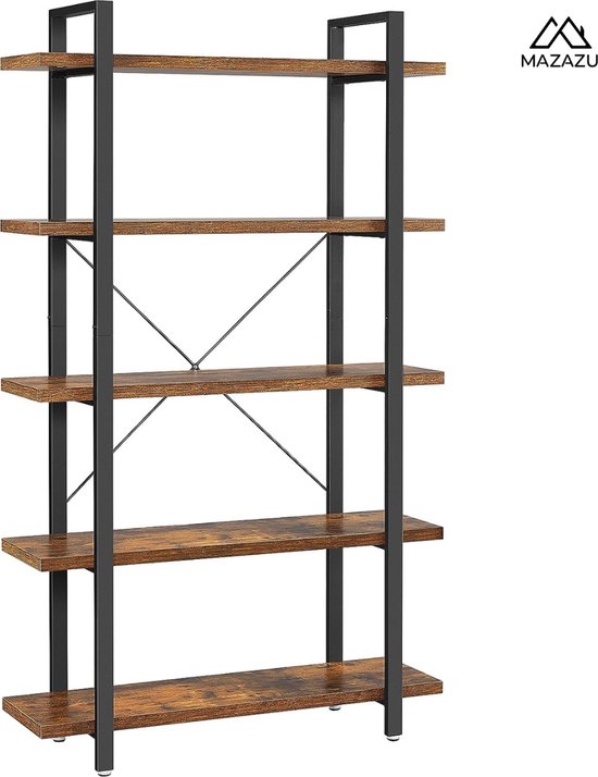 MIRA Home - Boekenkast - Boekenrek - Kast - Wandrek - Vintage 