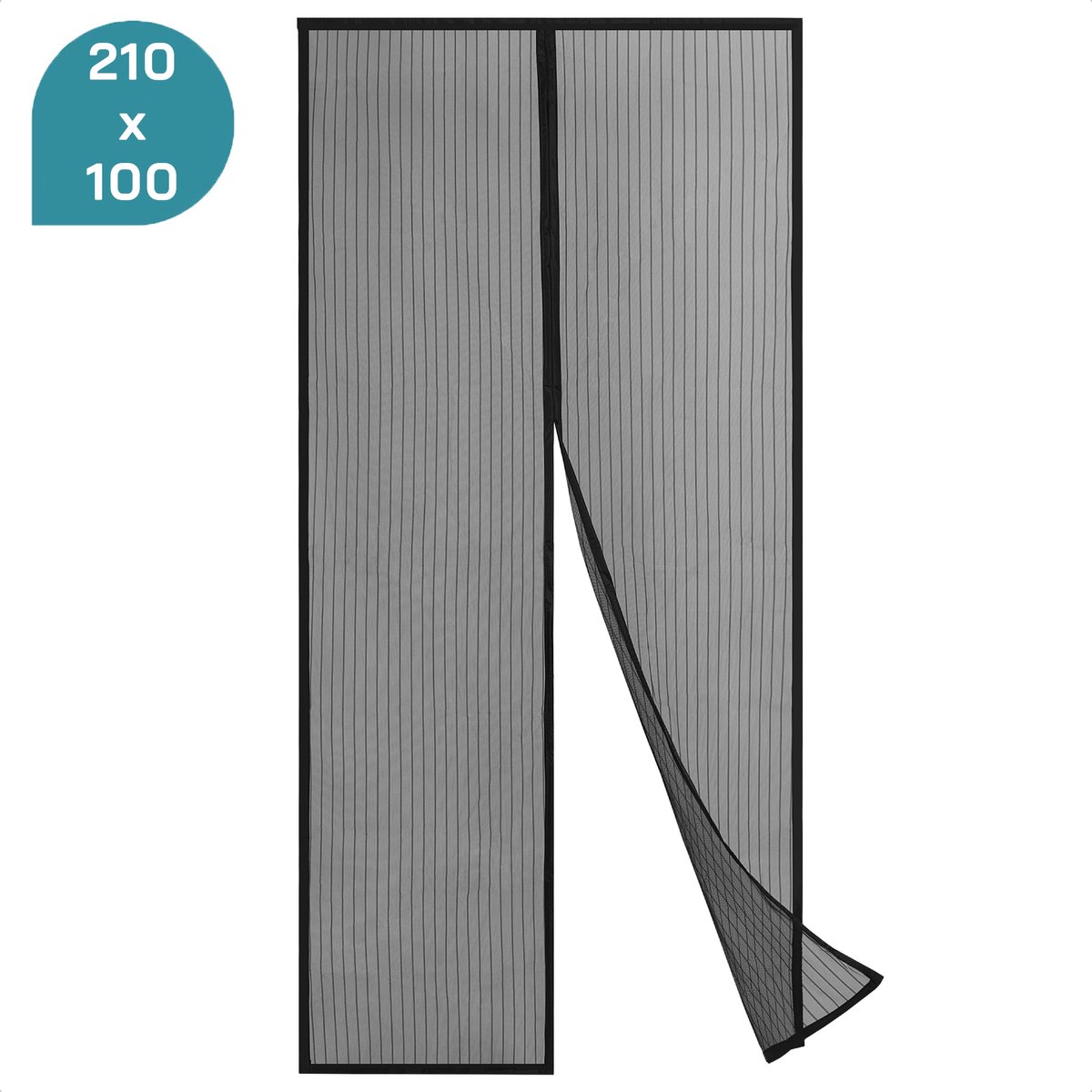 ForDig Luxe Deurhor Magnetisch - Horgordijn – Vliegengordijn – Hordeur - 210 x 100 - Zwart review