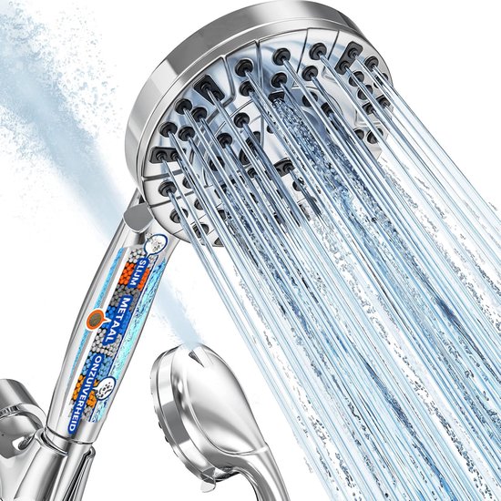 Besjaar luxe handdouche met 10 sproeistanden