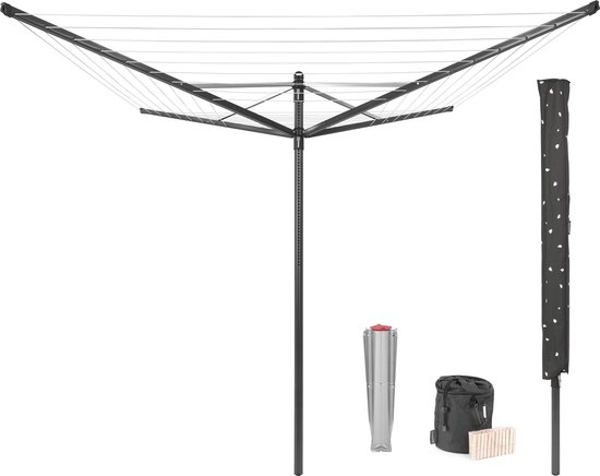 Brabantia Lift-O-Matic droogmolen 50 meter compleet met hoes