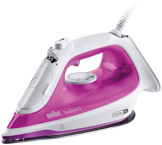 Braun TexStyle 5 SI5225PU stoomstrijkijzer met EloxalPlus zool