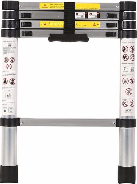 Telescopische Ladder - 1,4 M - 5 Treeds Telescopische Ladder - 1,4 M - 5 Treeds