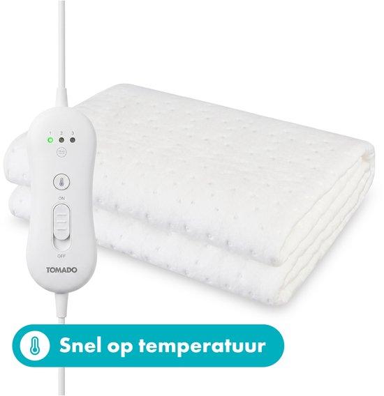 Tomado TEB1505W Elektrische Onderdeken in gebruik