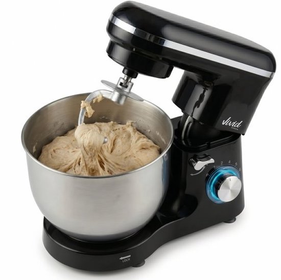 Vivid Green keukenmachine 2000W mixer 6.2 liter RVS-mengkom met 5 accessoires