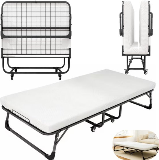 Woning Decor opklapbed 90x200 met luxe matras